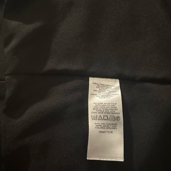 Ann Taylor 16 black one button lined blazer suit jacket - Picture 7 of 8